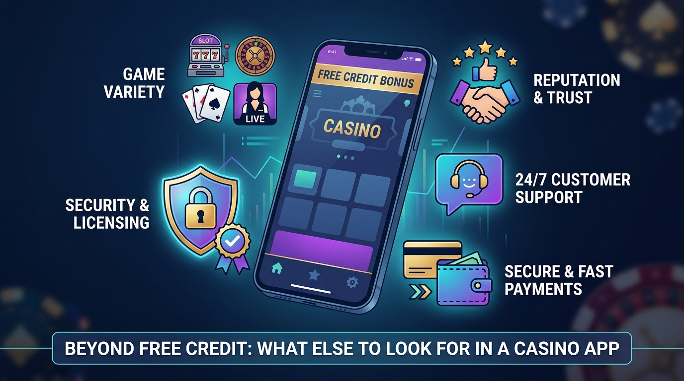 Beyond Free Credit: What Else to Look for in a Casino App