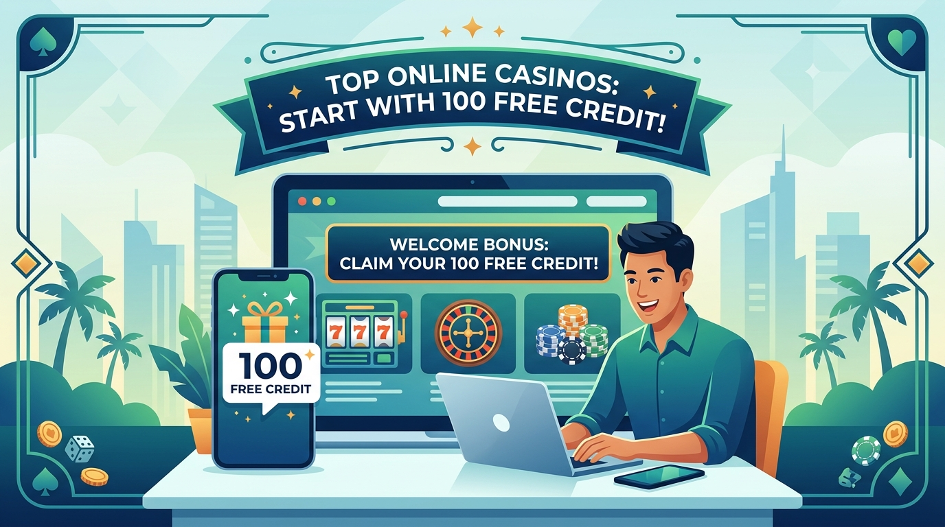 Top Online Casinos Offering Free Credit 100 in [Target Region - e.g., Philippines/Malaysia]
