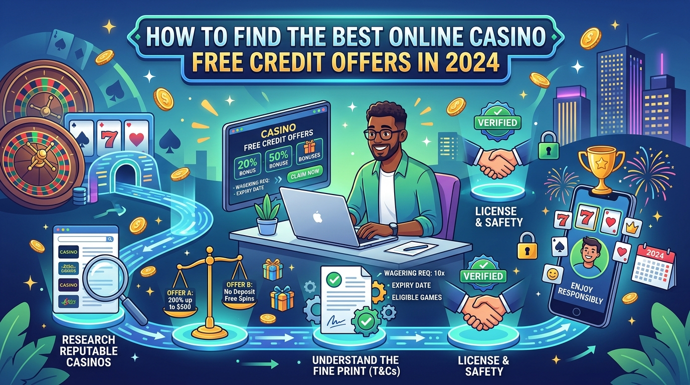 How to Find the Best Online Casino Free Credit Offers in 2024
