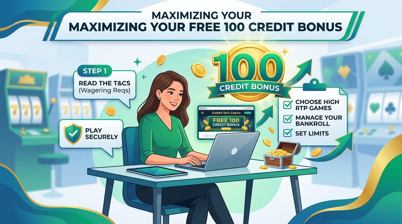 What is a Free 100 Credit Casino Bonus?
