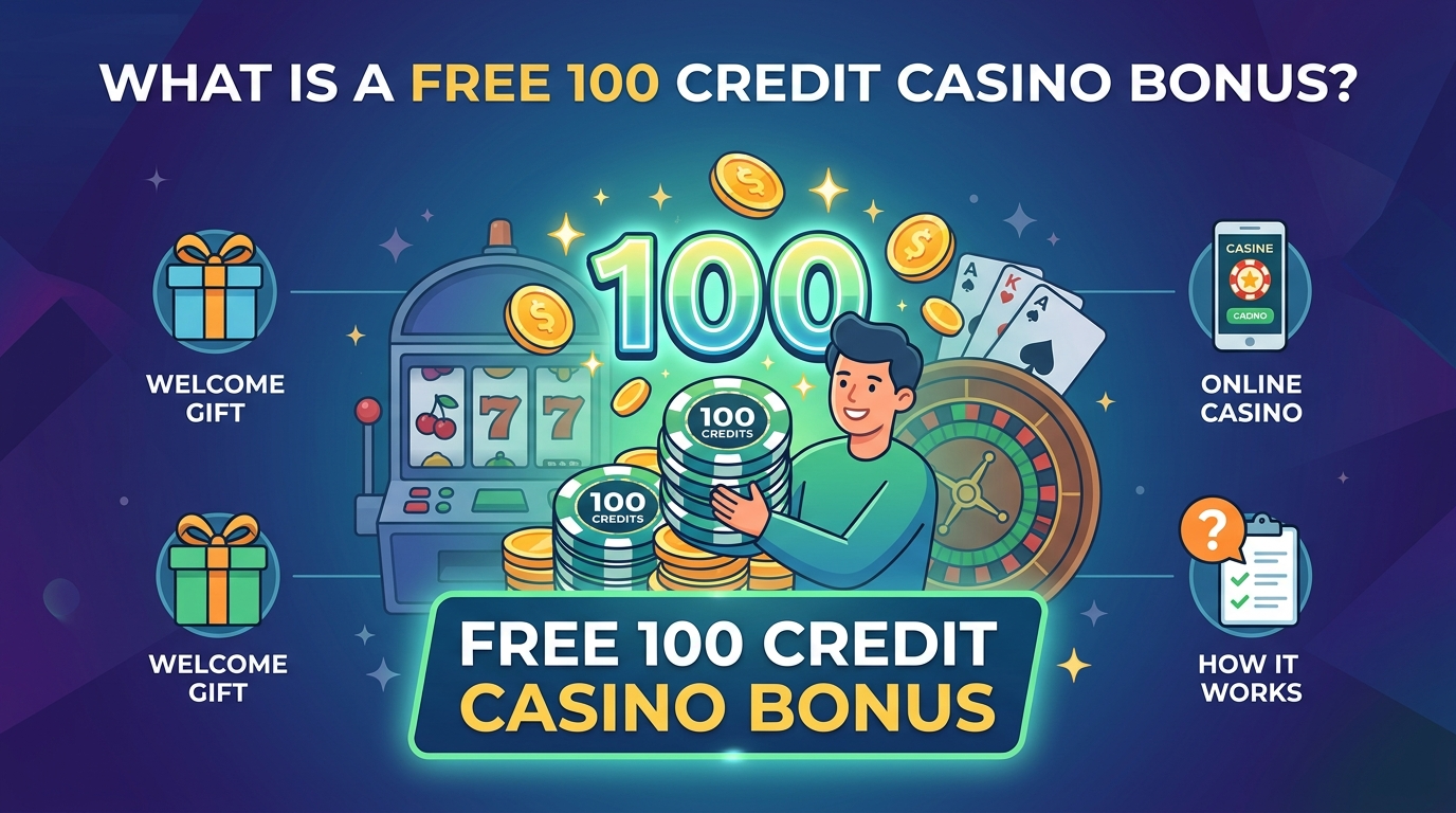 Top Casinos Offering Free 100 Credit No Deposit Bonuses