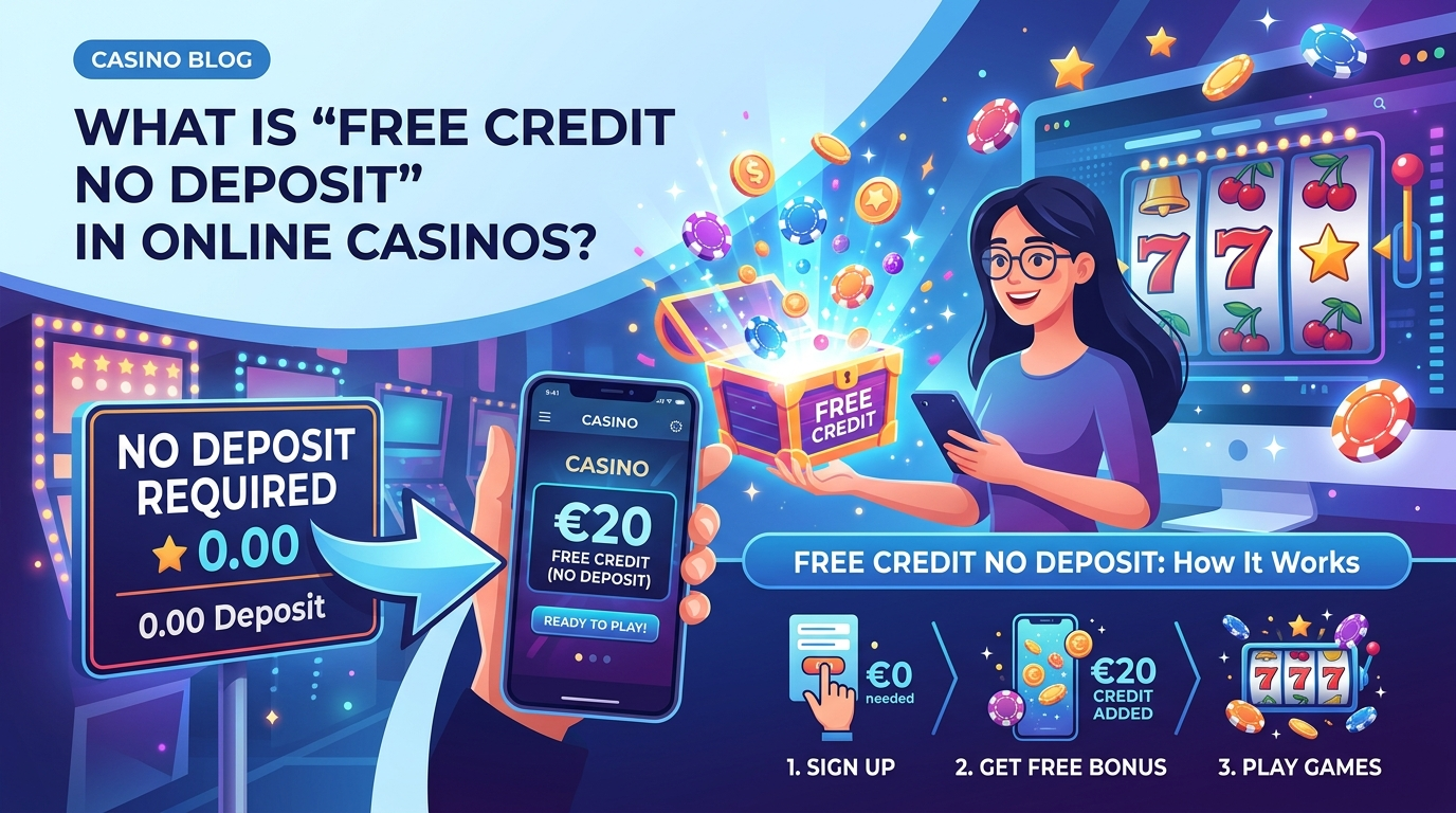 What is 'Free Credit No Deposit' in Online Casinos?