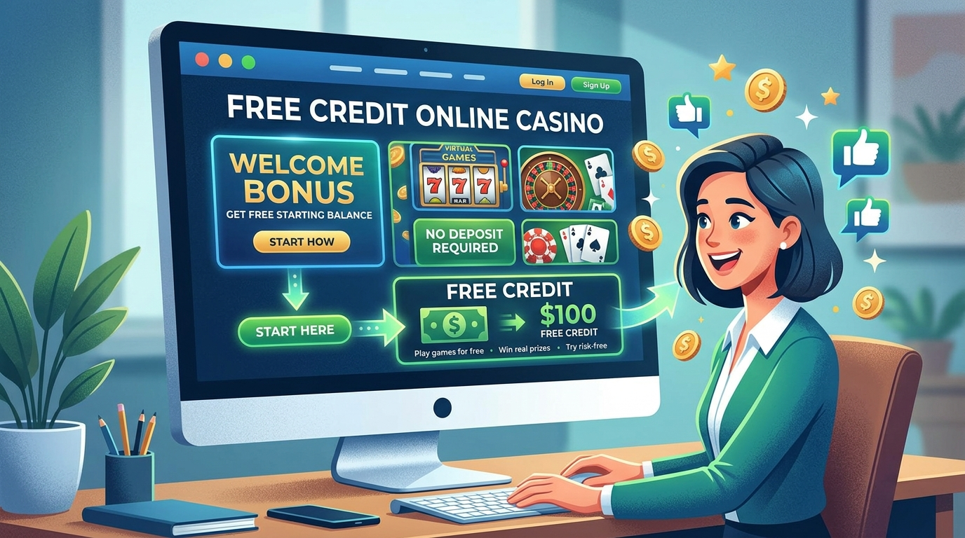 What is a Free Credit Online Casino?