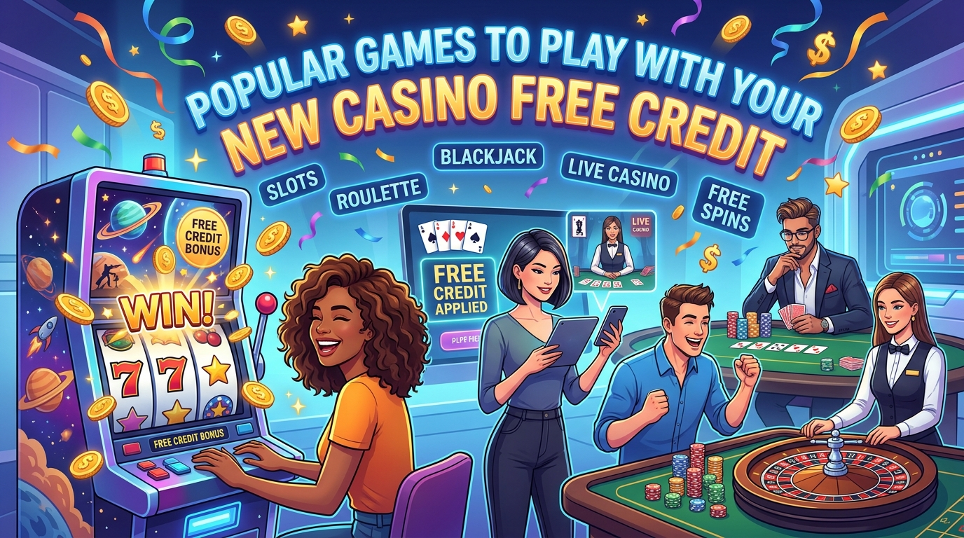 Popular Games to Play with Your New Casino Free Credit